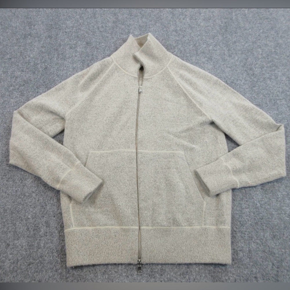 Banana Republic Men’s Wool Alpaca Full Zip Sweater